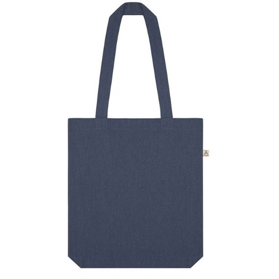 Logotrade advertising product image of: Shopper tote bag, melange dark denim