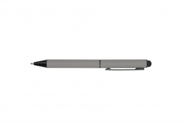 Logo trade promotional giveaway photo of: Notepad A5 & ballpoint pen REPORTER Pierre Cardin, Grey