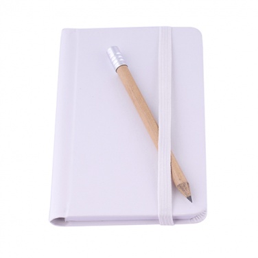 Logotrade advertising products photo of: Notebook A7, White