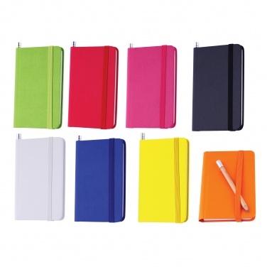 Logotrade corporate gift image of: Notebook A7, White