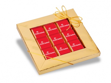 Logo trade promotional item photo of: 9 mini bars chocolate frame box