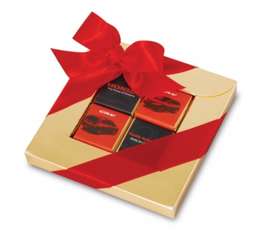 Logo trade promotional merchandise image of: 4 chocolates frame box