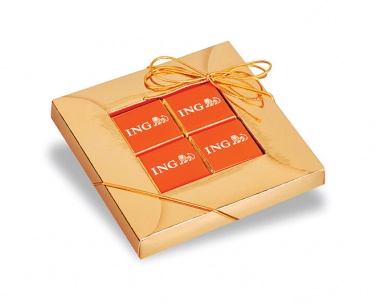 Logo trade promotional items picture of: 4 chocolates frame box