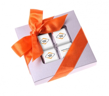 Logo trade business gifts image of: Mini bars chocolate frame box