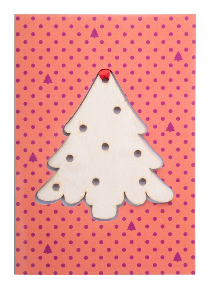 Logo trade promotional merchandise picture of: TreeCard Christmas card, tree