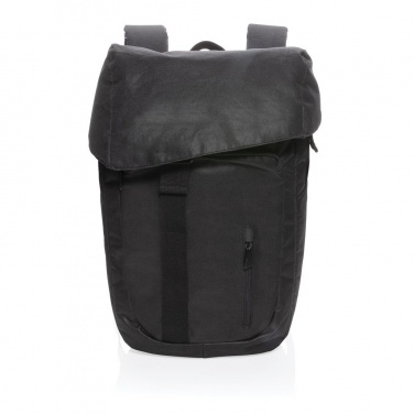 Logotrade business gift image of: Osaka  rPET backpack, black