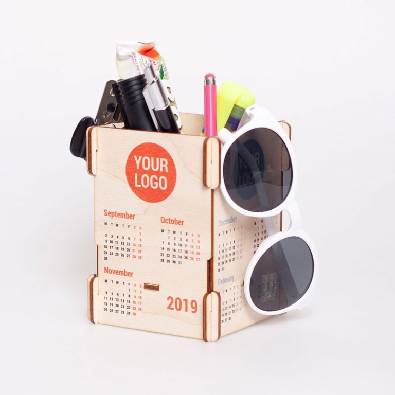 Logotrade promotional merchandise picture of: Calendar-pen holder
