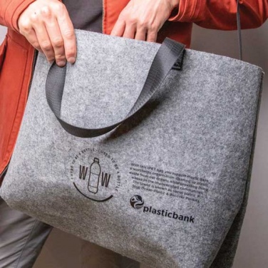 Logo trade promotional gift photo of: RPET Felt Shoulder Bag