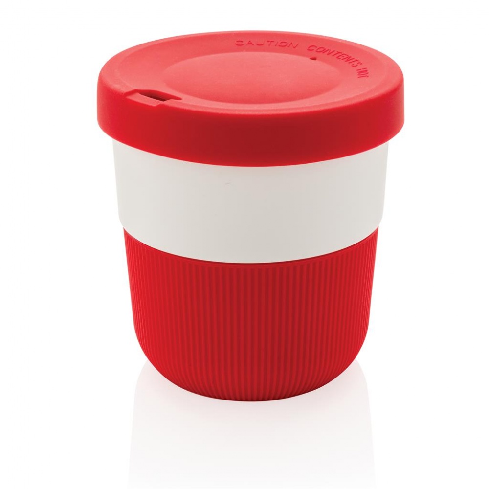 Logotrade promotional merchandise picture of: PLA cup coffee to go 280ml, red