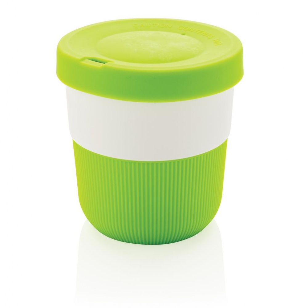 Logo trade promotional gift photo of: PLA cup coffee to go 280ml, green