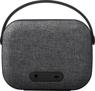 Logo trade promotional giveaway photo of: Woven Fabric Bluetooth® Speaker, grey