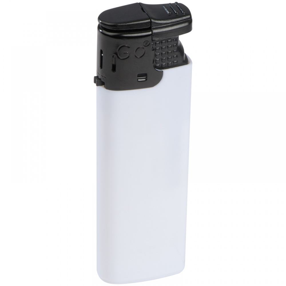 Logo trade promotional gift photo of: Slim lighter, White