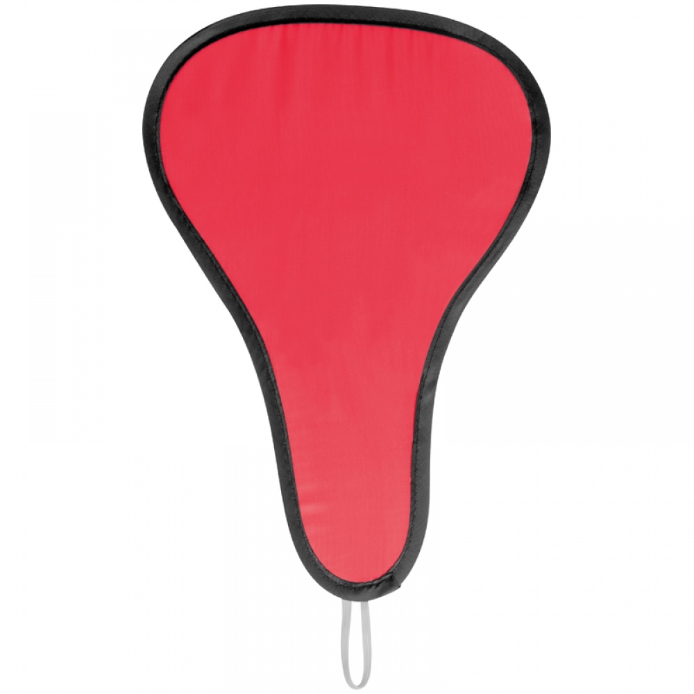 Logo trade business gift photo of: Foldable fan, Red