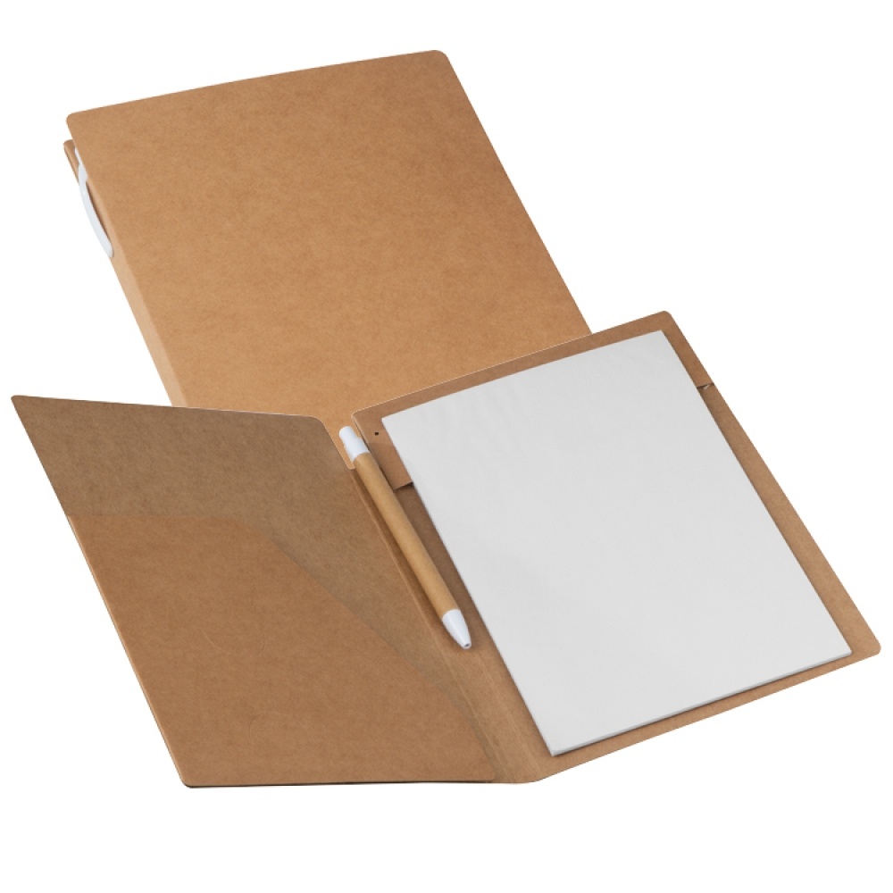 Logo trade promotional product photo of: Cardboard writing case, Brown