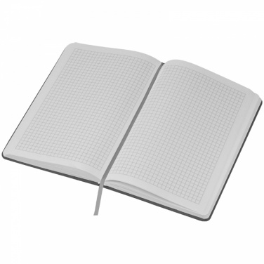 Logotrade promotional giveaways photo of: Notebook with pocket A5, Grey