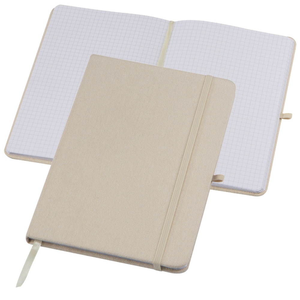 Logotrade business gifts photo of: Canvas notebook A5, Beige