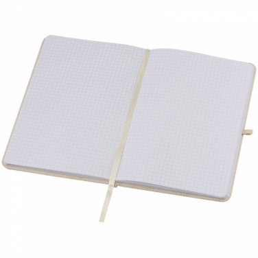 Logo trade promotional product photo of: Canvas notebook A5, Beige