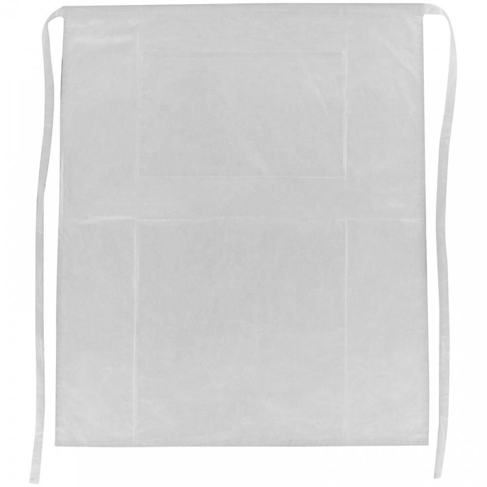 Logotrade advertising products photo of: Apron - large 180 g Eco tex, White