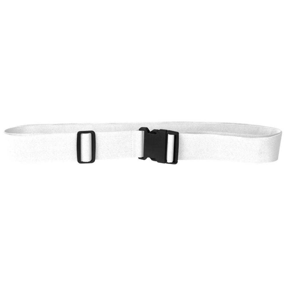 Logotrade promotional merchandise photo of: Adjustable luggage strap, White