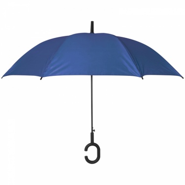 Logo trade promotional gift photo of: Hands-free umbrella, Blue