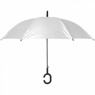 Logo trade promotional merchandise picture of: Hands-free umbrella, White