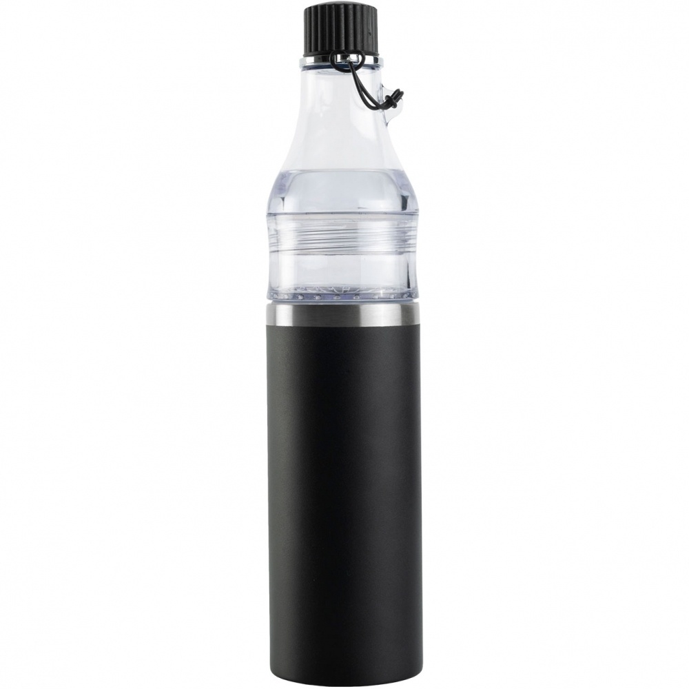 Logotrade promotional items photo of: Vacuum bottle DOMINIKA, Black