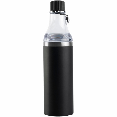 Logotrade promotional giveaways photo of: Vacuum bottle DOMINIKA, Black