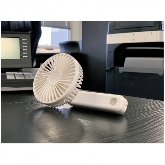 Logo trade promotional merchandise picture of: USB fan, White