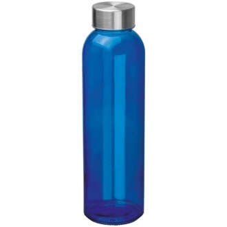 Logotrade promotional giveaway picture of: Transparent drinking bottle with imprint, blue