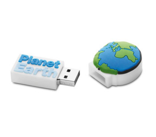 Logo trade promotional giveaway photo of: Tailor made USB in 2D design 4GB