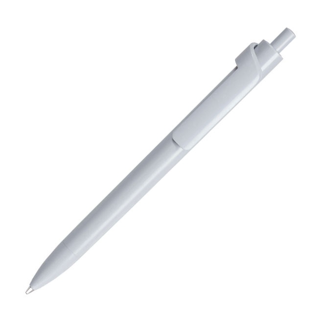 Logo trade corporate gifts picture of: Forte Safe Touch antibacterial ballpoint pen, grey