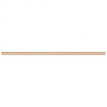 Logotrade promotional product image of: Set of 100 drink straws made of paper, brown
