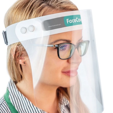 Logo trade promotional products picture of: Face cover, transparent