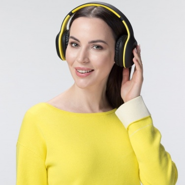 Logotrade business gifts photo of: Wireless headphones Colorissimo, yellow