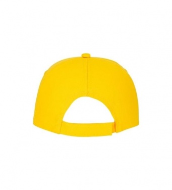 Logo trade advertising products picture of: Feniks 5 panel cap, yellow