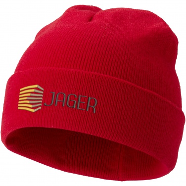 Logo trade promotional giveaway photo of: Irwin Beanie, red