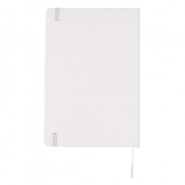 Logotrade promotional product image of: A5 Notebook & LED bookmark, white
