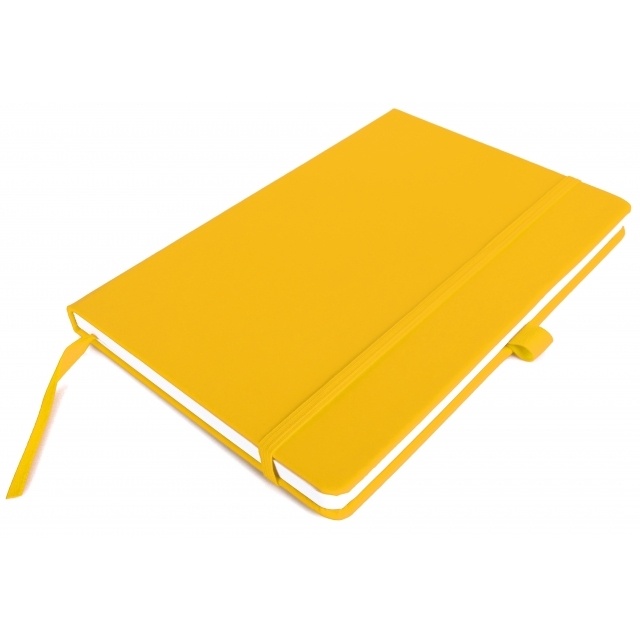 Logotrade advertising product picture of: A5 note book 'Kiel'  color yellow