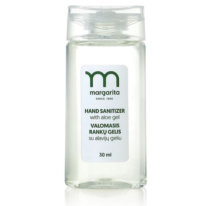 Logotrade promotional merchandise image of: Margarita cleanising hand gel with aloe, 30 ml