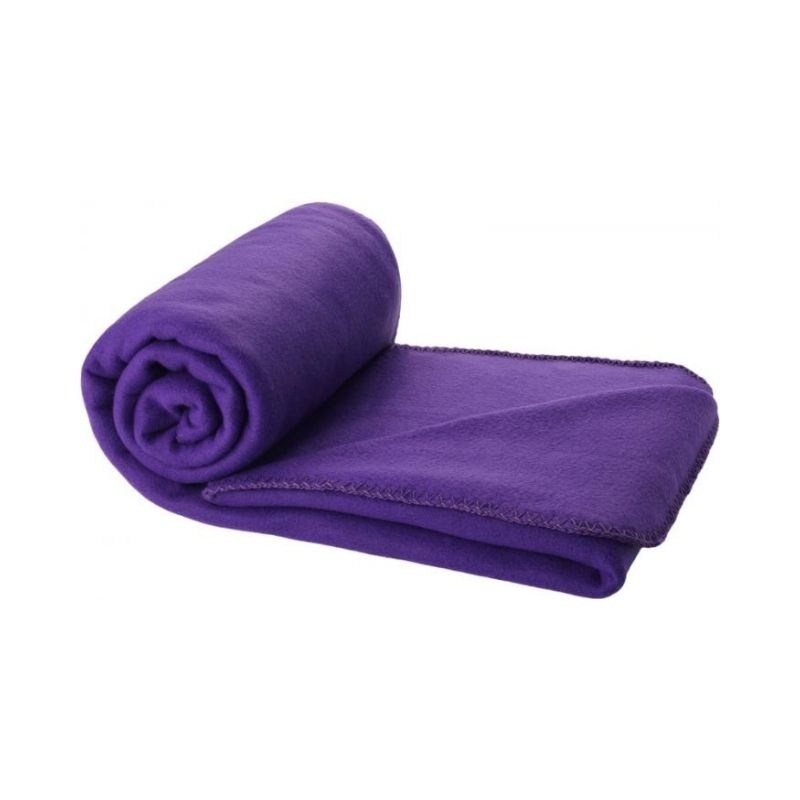 Logotrade advertising products photo of: Huggy blanket and pouch, purple