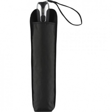 Logo trade promotional gifts picture of: AOC oversize mini umbrella FARE®-Steel, black