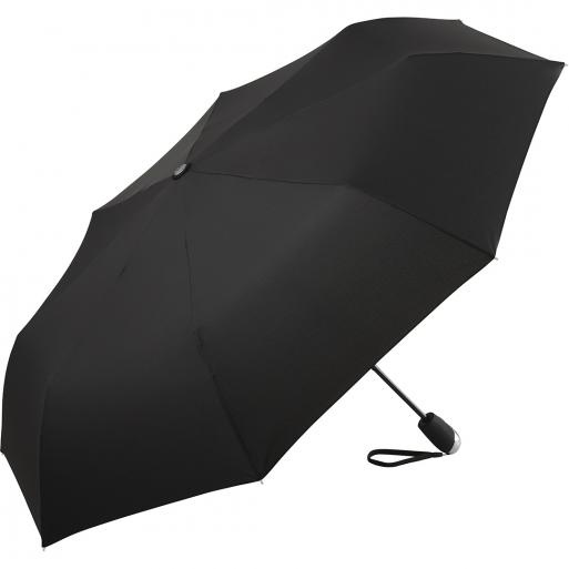 Logo trade promotional giveaways image of: AOC oversize mini umbrella FARE®-Steel, black