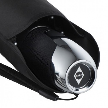 Logotrade promotional merchandise picture of: AOC oversize mini umbrella FARE®-Steel, black