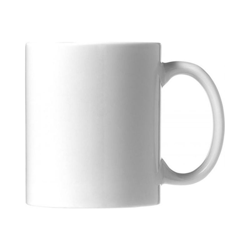 Logo trade promotional giveaway photo of: Bahia Ceramic Mug, white