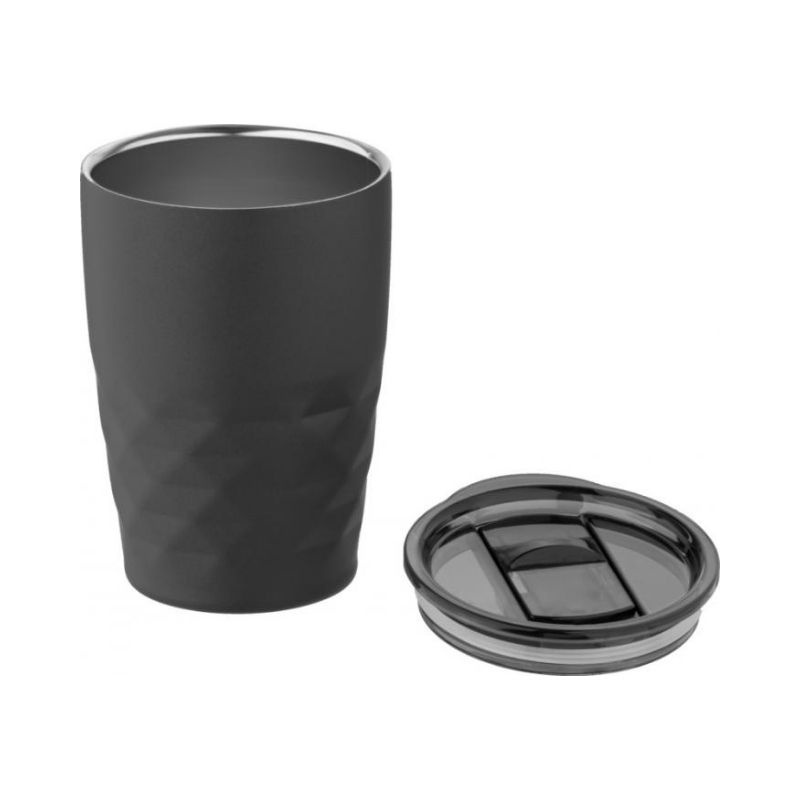 Logotrade promotional gifts photo of: Geo insulated tumbler, black