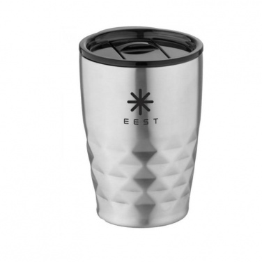 Logo trade corporate gift photo of: Geo insulated tumbler, silver