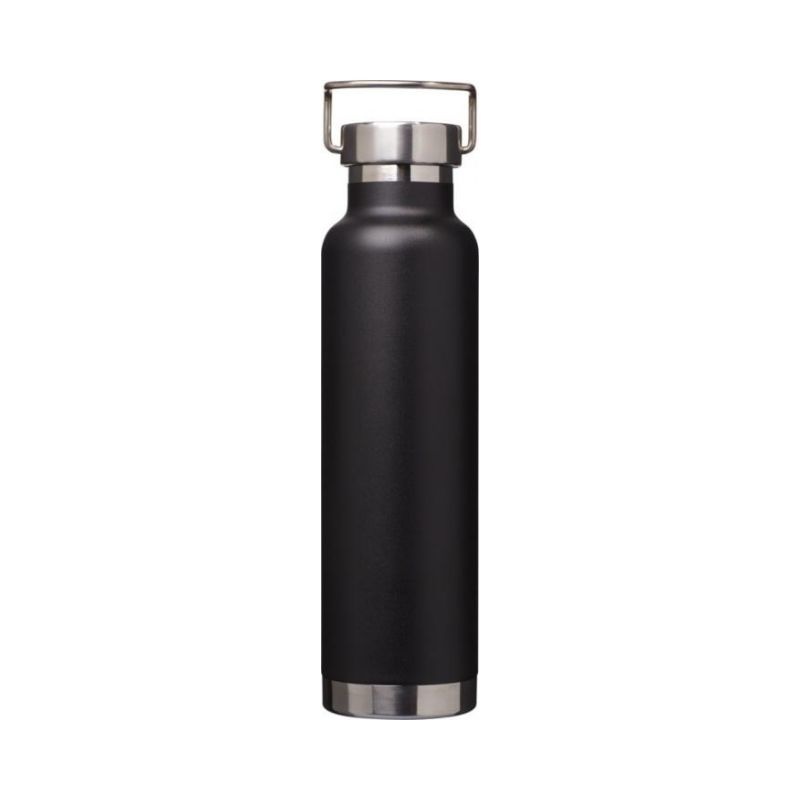 Logotrade corporate gifts photo of: Thor Copper Vacuum Insulated Bottle, black