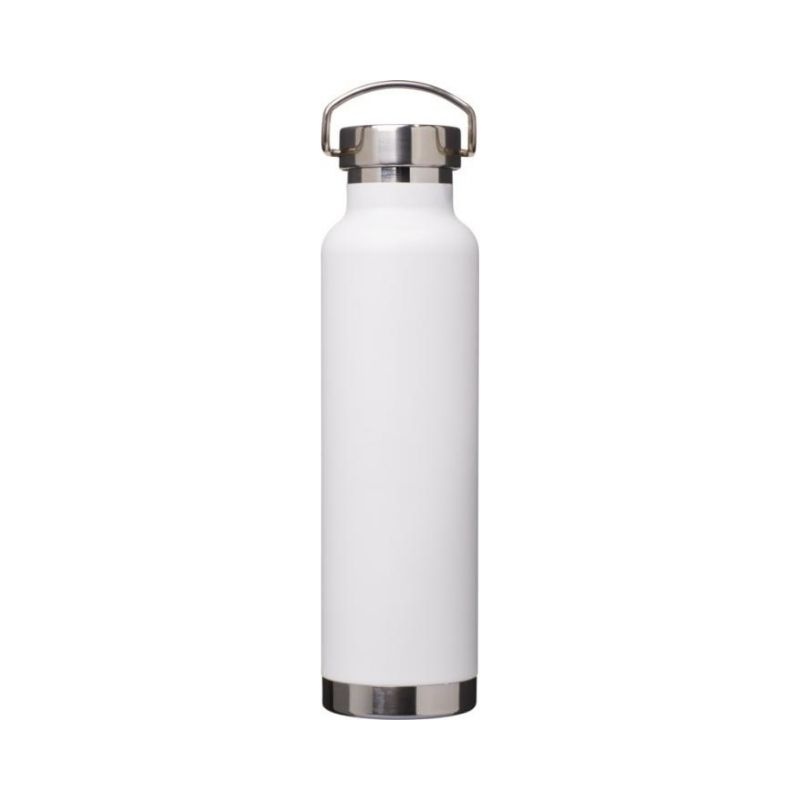 Logotrade promotional product picture of: Thor Copper Vacuum Insulated Bottle, white