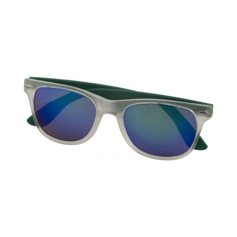 Logo trade advertising product photo of: Sun Ray Mirror sunglasses, green