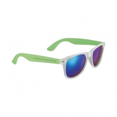 Logotrade promotional product picture of: Sun Ray Mirror sunglasses, lime